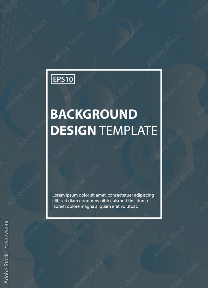 Aufkleber abstract background design template with minimalist combinations