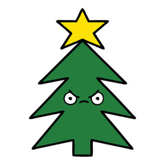 cute cartoon christmas tree