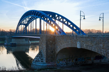 Historische Sternbrücke in Magdeburg