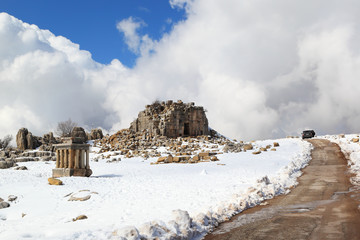 Lebanese Roman Ruins at Faqra