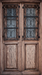 Obraz na płótnie Canvas Old wooden door