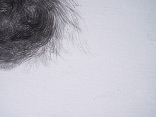 line pencil on white paper abstract background and texture.