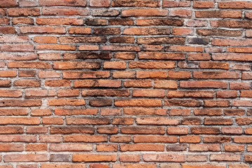 Obraz premium old red brick wall background
