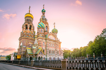 St. Petersburg. Russia. Cathedral of the Resurrection of Christ. Church of the Savior on Blood. Griboyedov Canal. Memorial monuments of St. Petersburg. Churches of Russia. Sights of Petersburg.