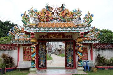 Obraz premium asiatischer Tempel in Thailand