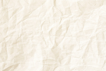 Old brown crumpled paper background texture