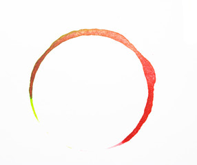 Fototapeta premium Plamy Filiżanki Kawy Na Białym Tle