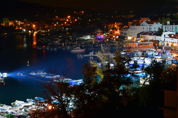 Marina in Balaklava Bay. Crimea.