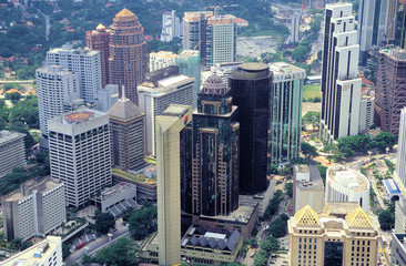 hochhäuser in kuala lumpur,malaysia