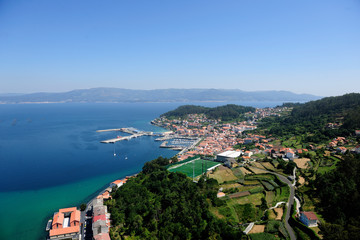 Panoramic view of a coastal region in the north of Spain