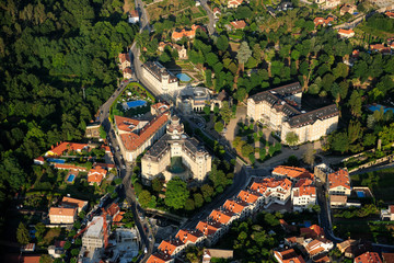 aerial view of the spa of mondariz