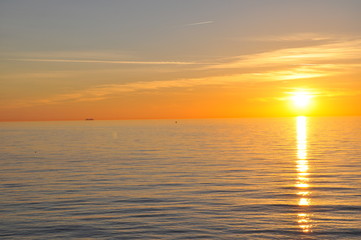 Obraz premium Ostsee Sonnenuntergang 5
