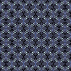 Obraz premium Vector abstract geometric seamless pattern. Elegant texture with mesh, net, lattice, grid, diamond shapes, rhombuses. Simple graphic background. Repeat design for decor, textile, cover, wrapped, tile