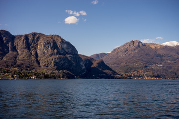 Fototapeta na wymiar Italy, Lecco, Lake Como, Lake Como,