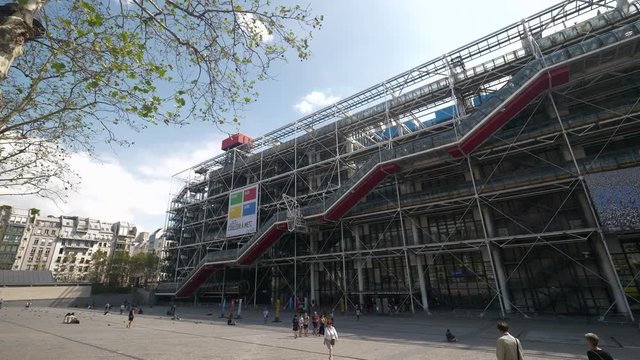  Paris pompidou 3 4k