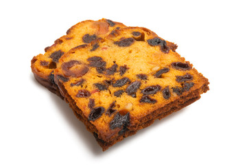 festive cake with raisins, dried apricots