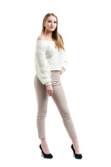 Portrait of beautiful young woman