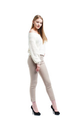 Fototapeta premium Portrait of beautiful young woman