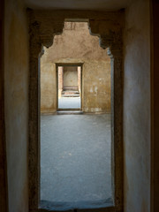 Fototapeta premium Entrance to a fort, Amber Fort, Jaipur, Rajasthan, India