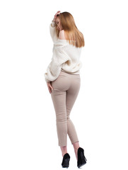 Portrait of beautiful young woman