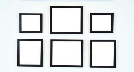 Blank Gallery Mockup on Wall