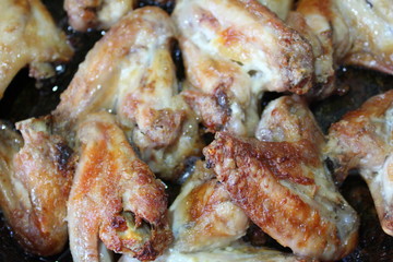 chicken wings fried delicious 