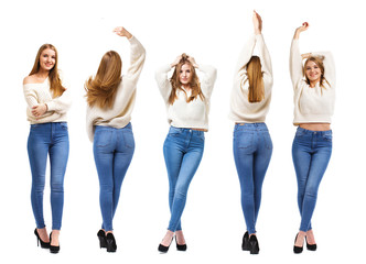 Obraz premium Portrait of beautiful young woman