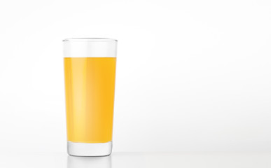 fresh orange juice space for text