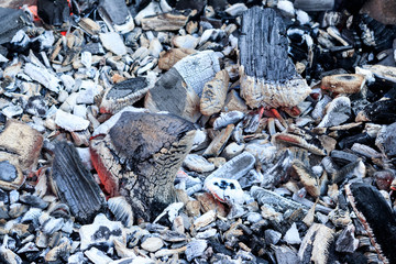 charcoal. for cooking on an open fire. hardwood only