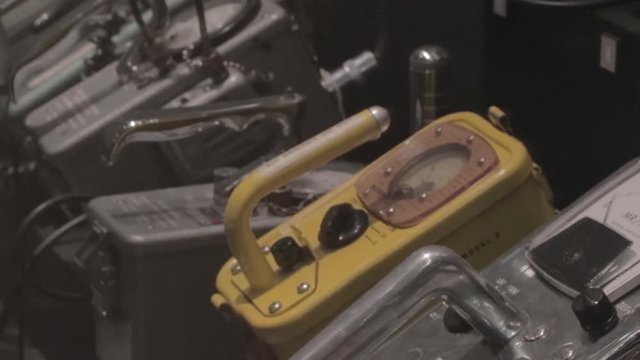 A close up of previous designed radiation detectors.