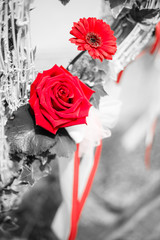 Red color in wedding day