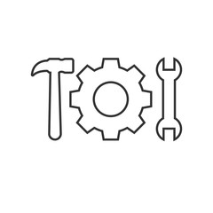 Tools icon design template vector isolated