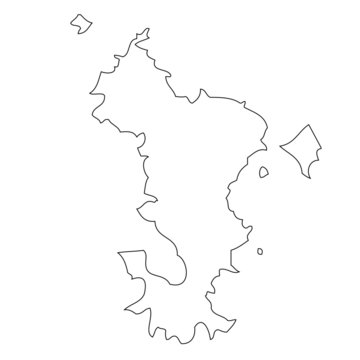 Mayotte - map region of France