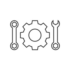 Tools icon design template vector isolated
