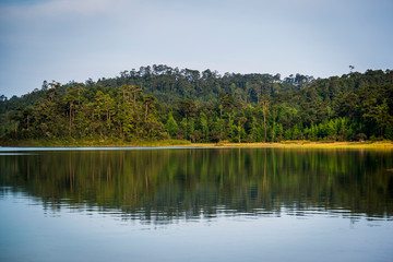 Fototapeta na wymiar Bosque Azul, Lagunas de Montebello National Park, Montebello Lakes, Chiapas, Mexico