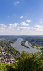 Bonn Vertorama Rhein Richtung Süden