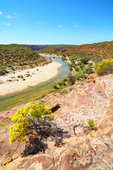 hiking natures window loop trail, kalbarri national park, western australia 73