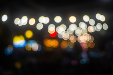 de focused bokeh light, abstract background