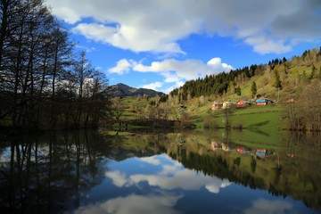 gorgeous lake landscape photos.artvin/savsat/turkey