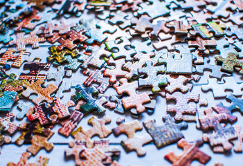 Pieces of a puzzle 