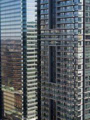 Fototapeta na wymiar Skyscrapers in Toronto, Ontario, Canada