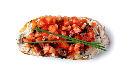 Traditional italian Bruschetta