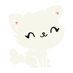 cartoon cute kawaii fluffy cat