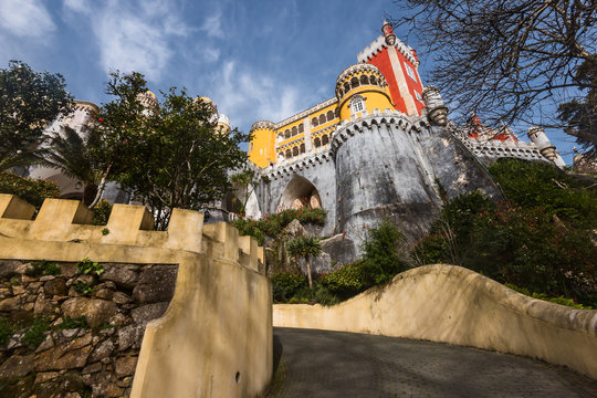 Palace of Pena, Sintra. Portugal.
