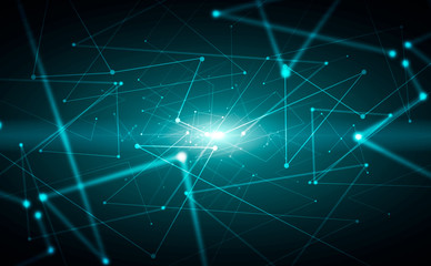 Abstract green digital background