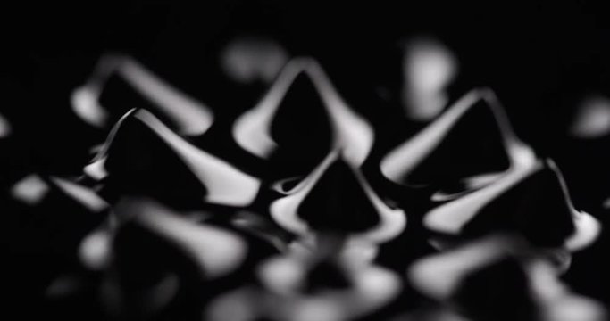 Mysterious black substance pulsating