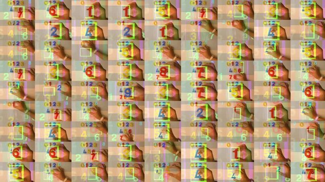 kitchen numbers magnets school counting