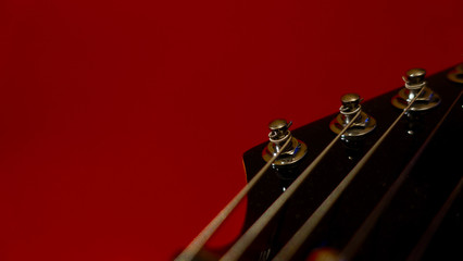 guitar headstock . color background