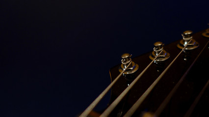 guitar headstock . color background