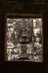 Face of Buddha in Bayon temple
